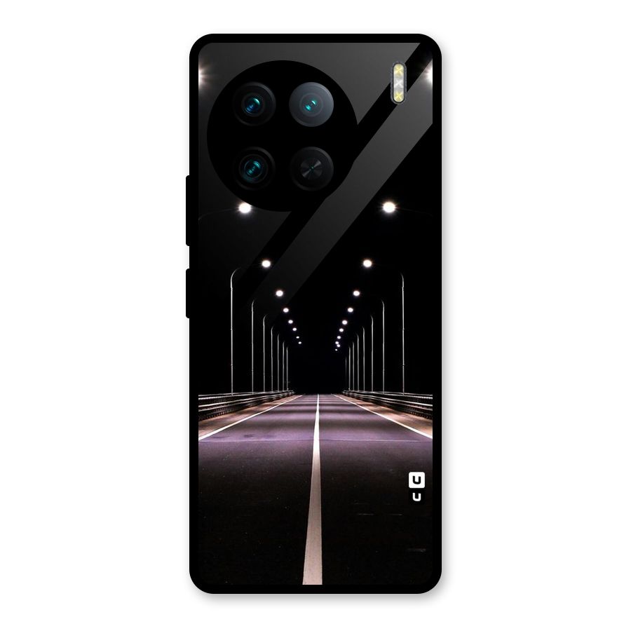Street Light Glass Back Case for Vivo X90 Pro