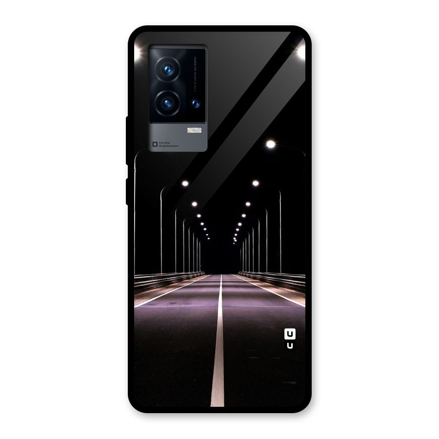 Street Light Glass Back Case for iQOO 9 5G