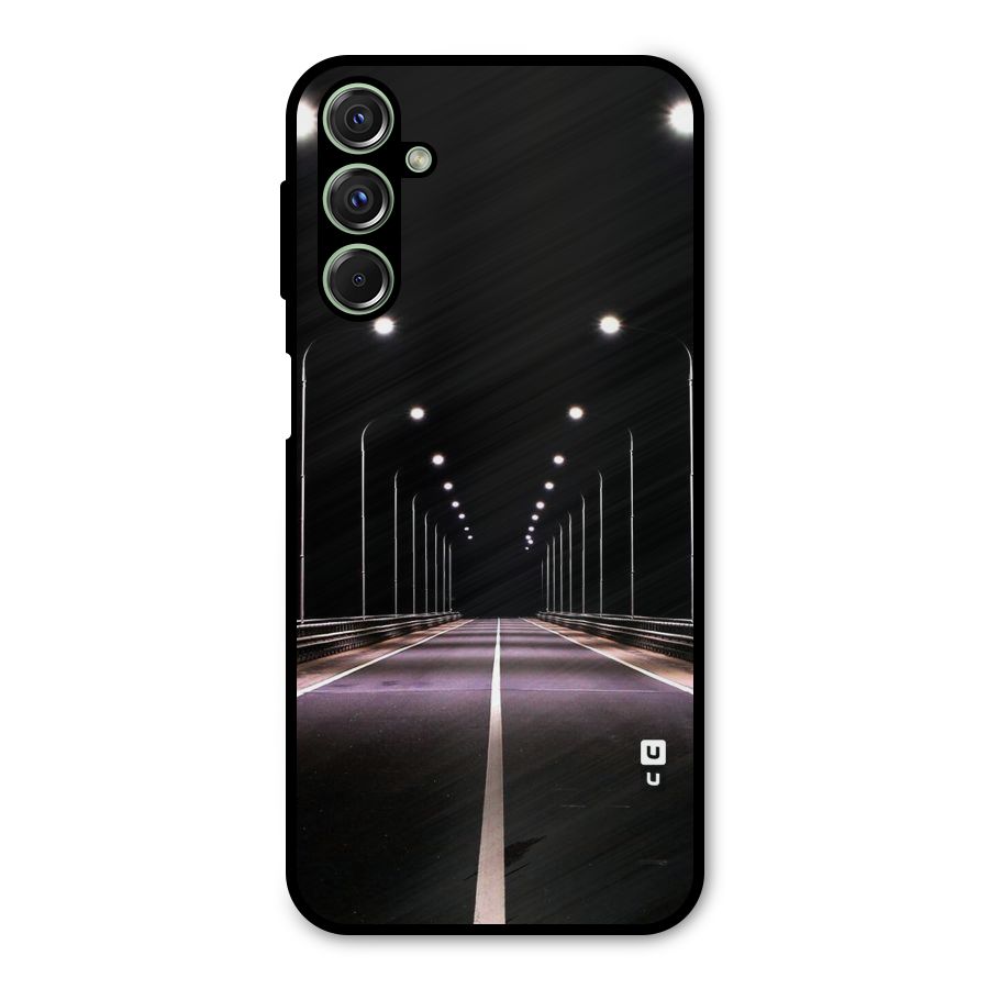 Street Light Metal Back Case for Galaxy F34