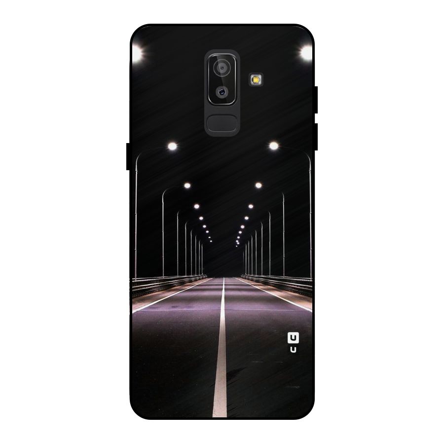Street Light Metal Back Case for Galaxy J8
