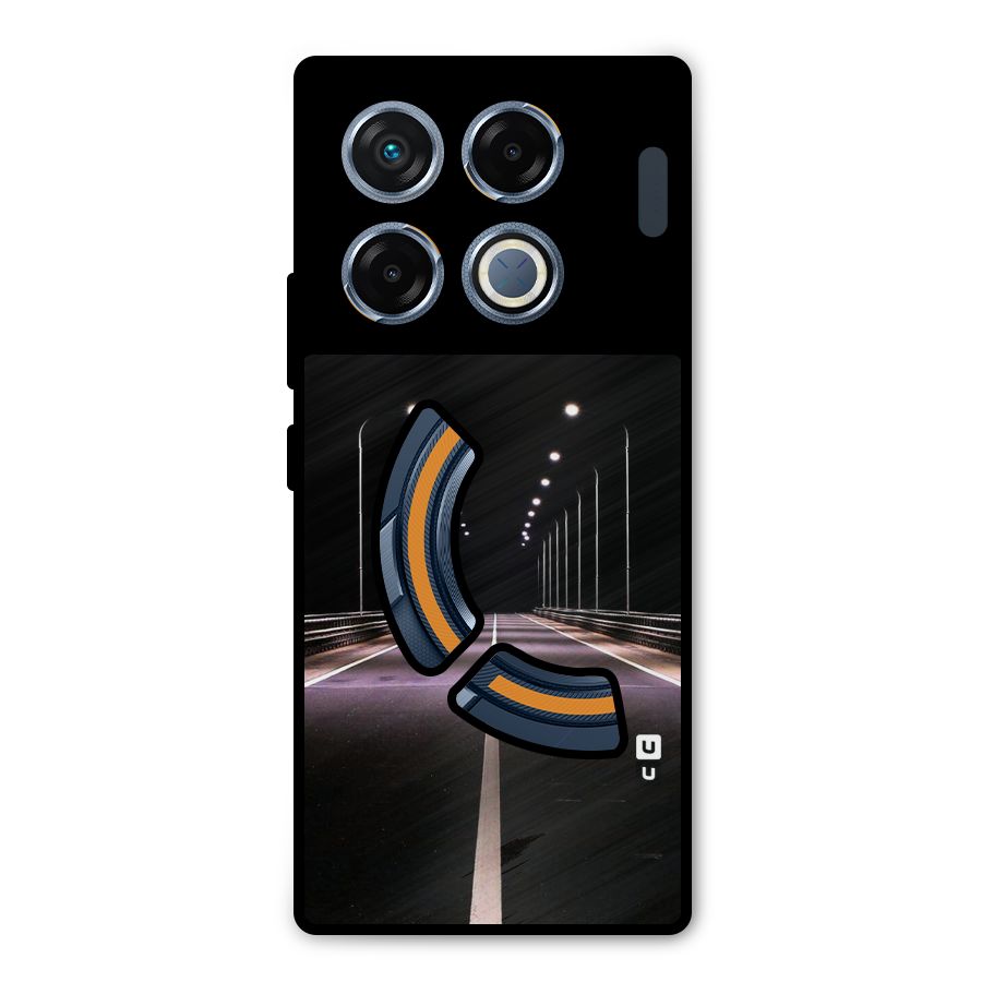 Street Light Metal Back Case for Infinix GT 20 Pro