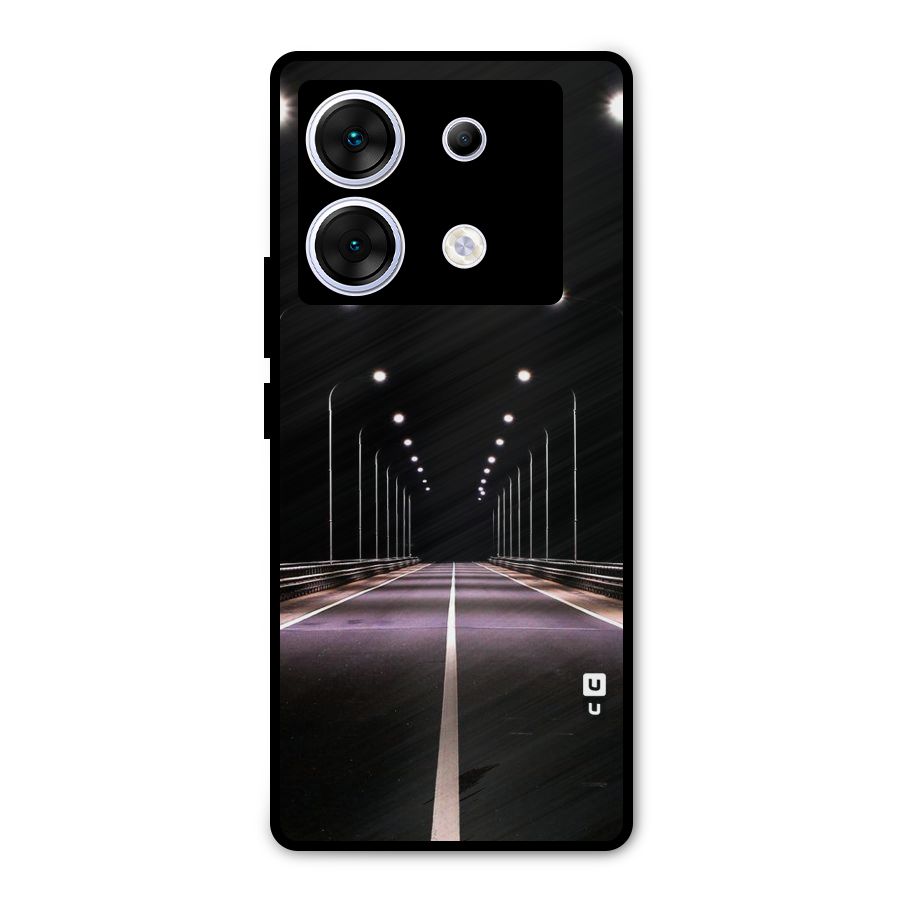Street Light Metal Back Case for Infinix Zero 30 5G