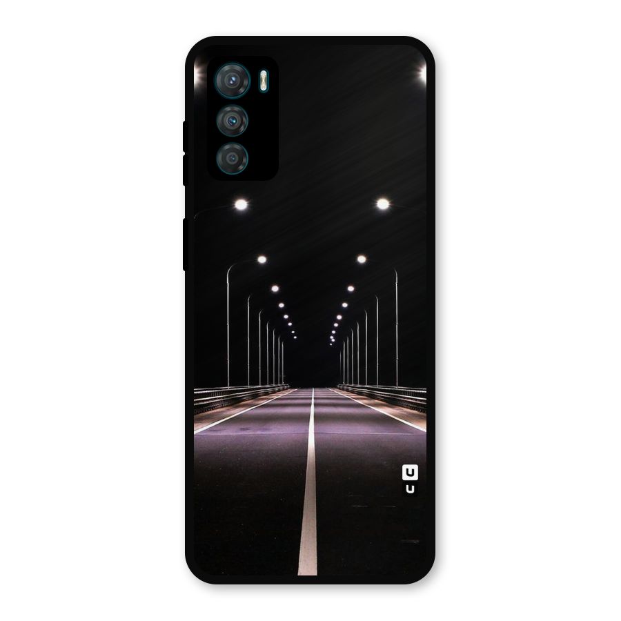 Street Light Metal Back Case for Moto G42
