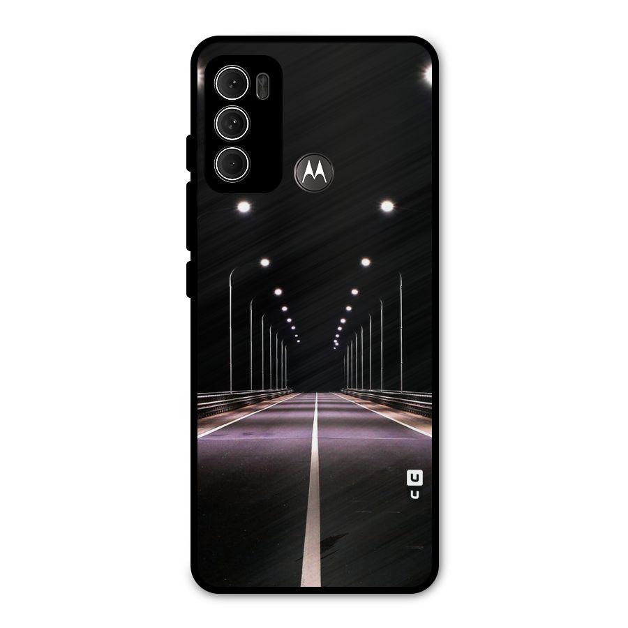 Street Light Metal Back Case for Moto G60