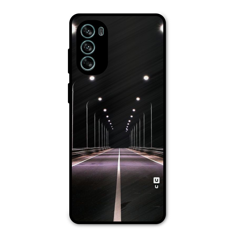 Street Light Metal Back Case for Moto G62
