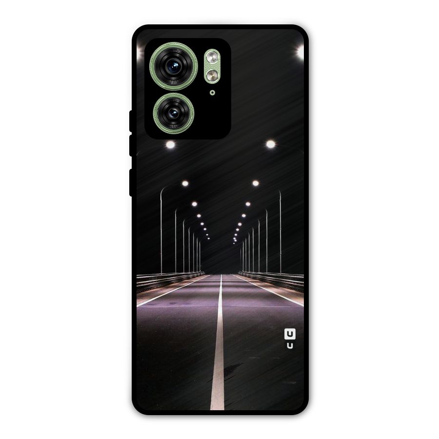 Street Light Metal Back Case for Motorola Edge 40 5G