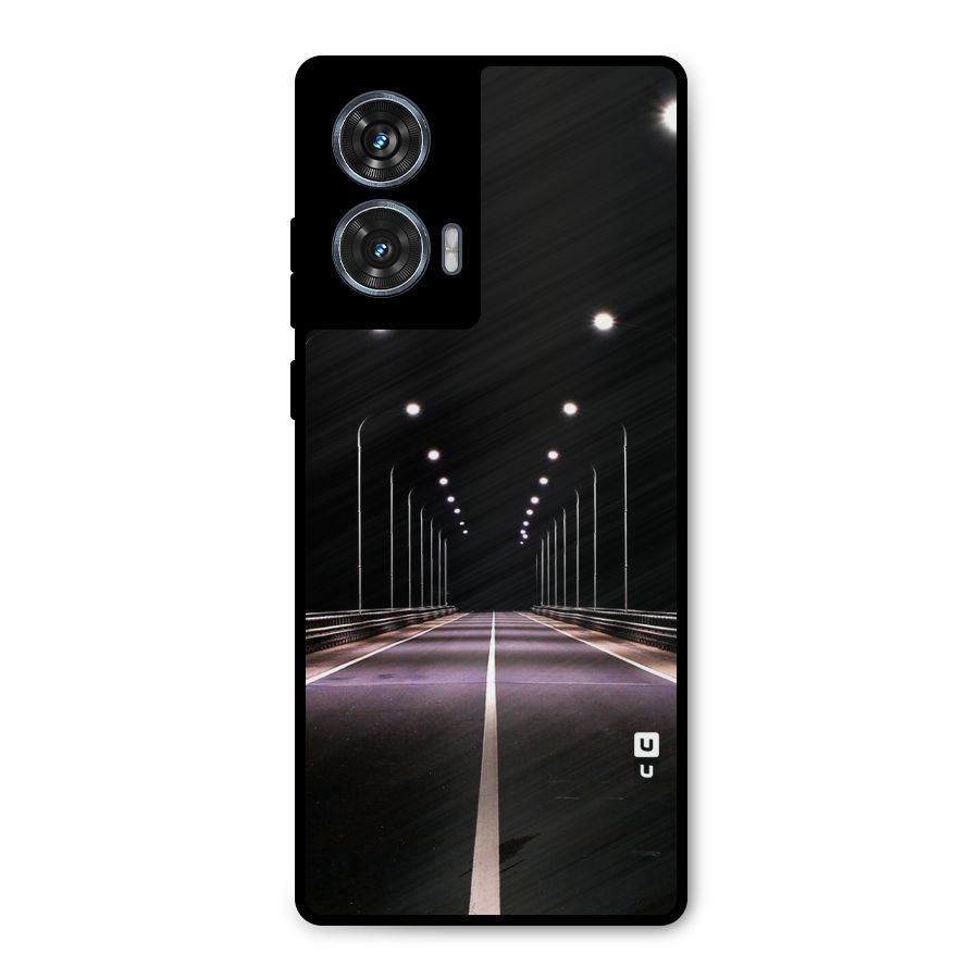 Street Light Metal Back Case for Motorola Edge 50 Fusion