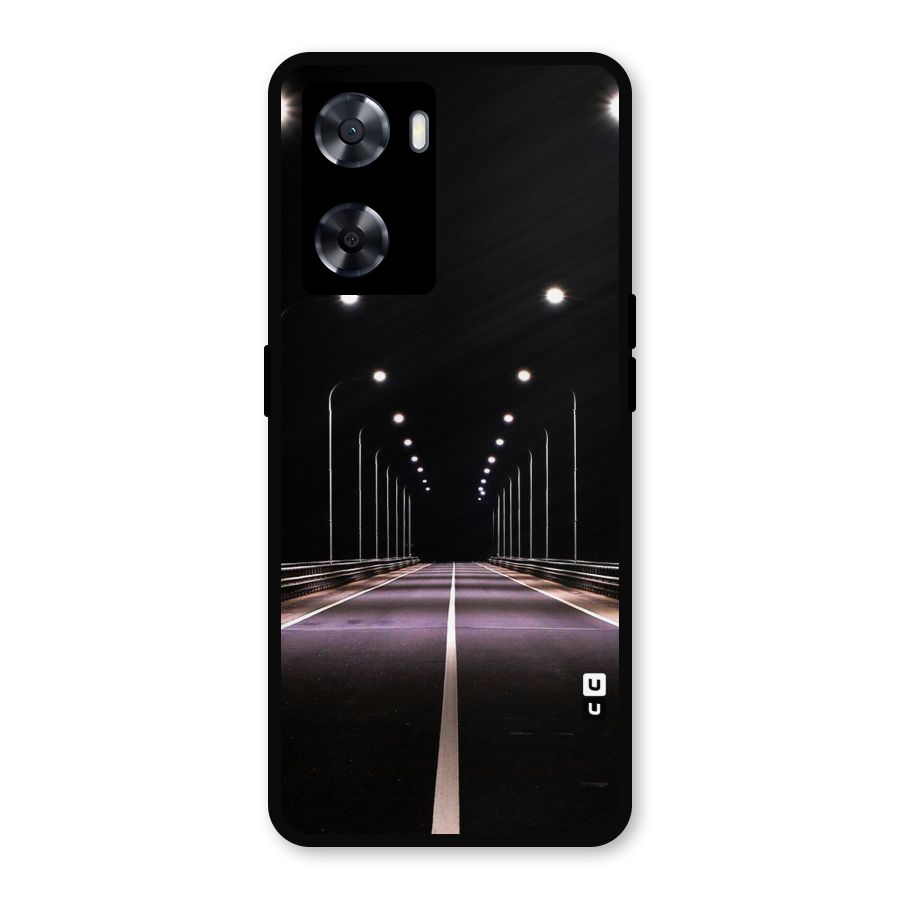 Street Light Metal Back Case for Oppo A77s