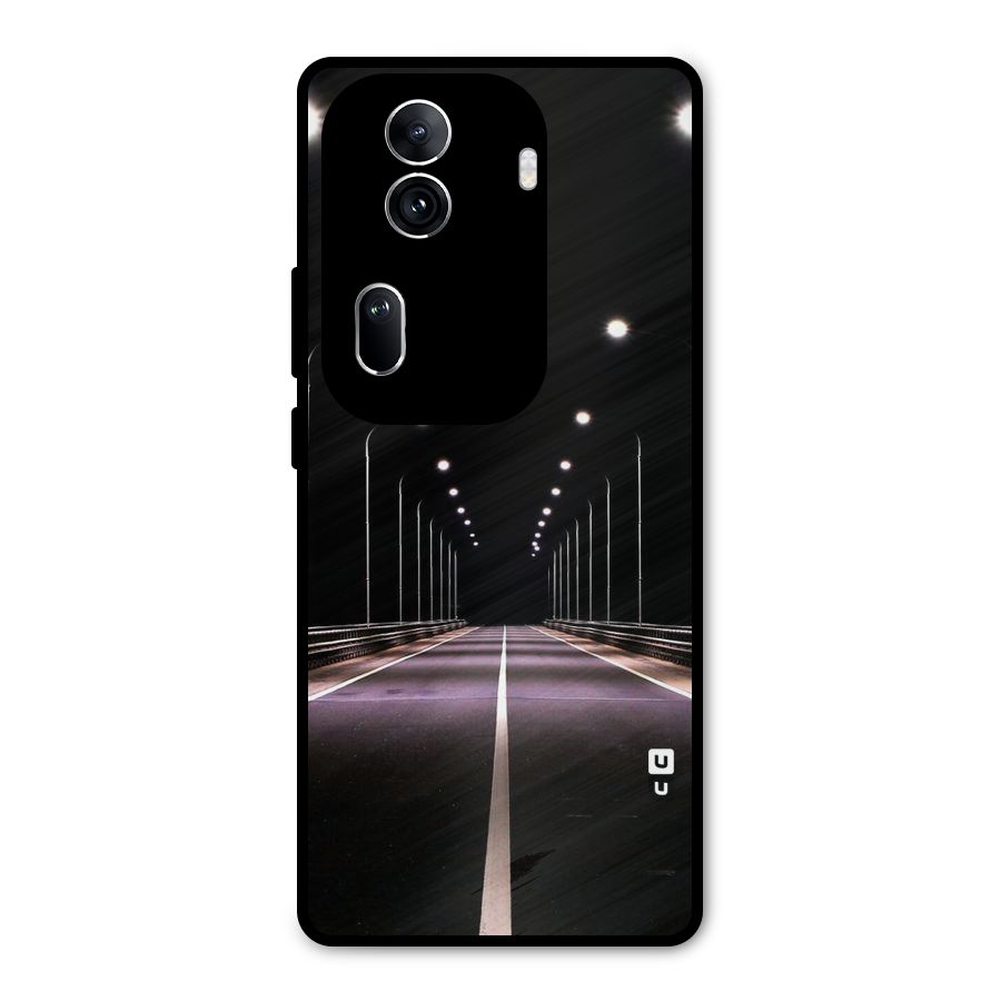Street Light Metal Back Case for Oppo Reno11 Pro 5G
