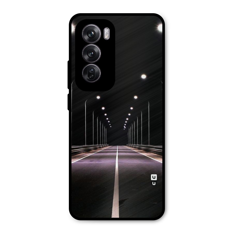 Street Light Metal Back Case for Oppo Reno12 Pro