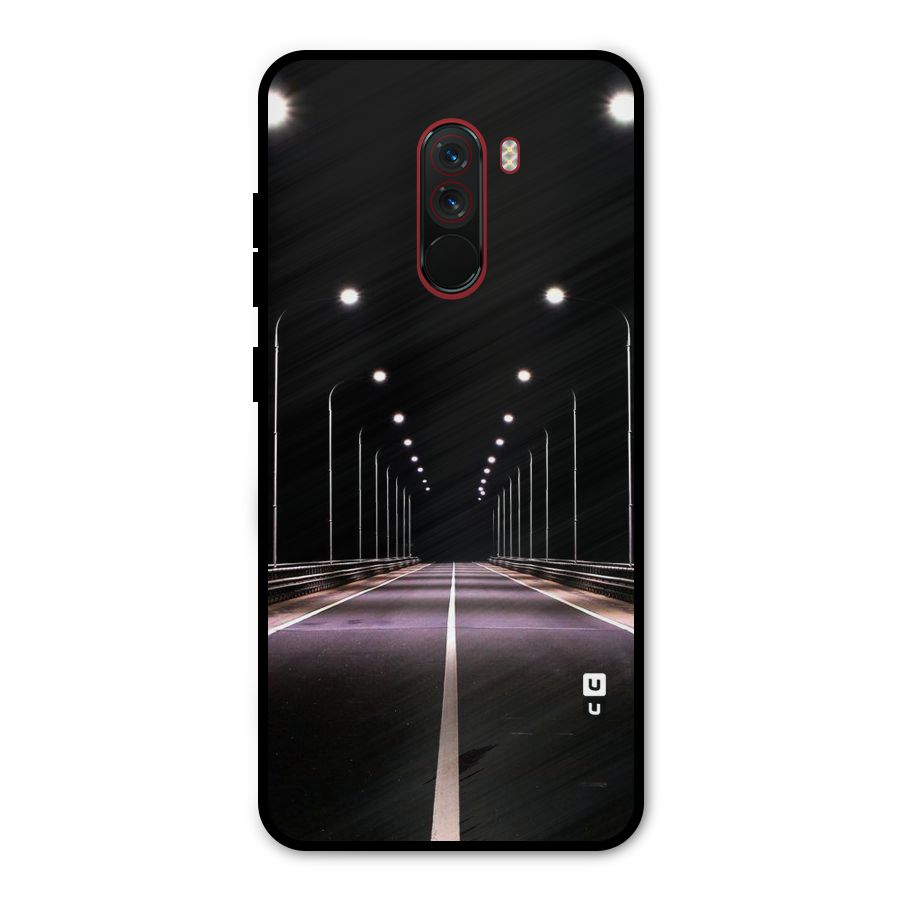Street Light Metal Back Case for Poco F1