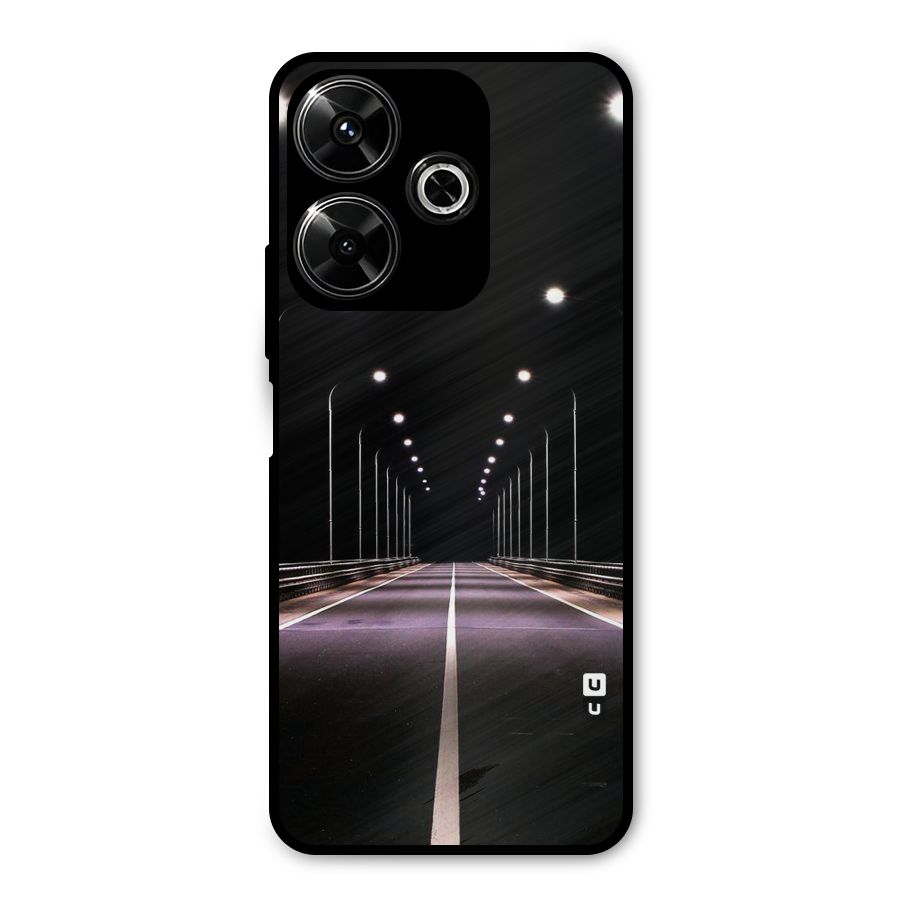 Street Light Metal Back Case for Poco M6 Plus