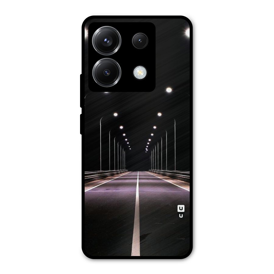 Street Light Metal Back Case for Poco X6