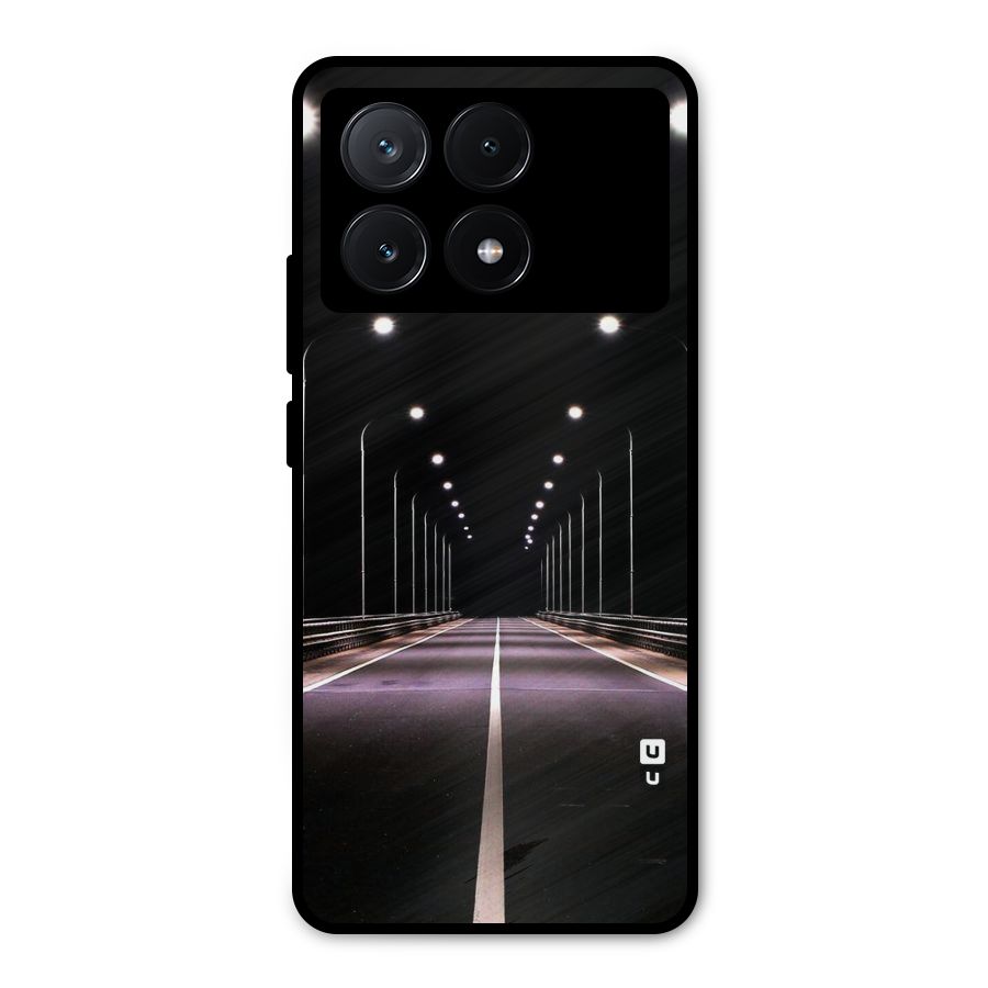 Street Light Metal Back Case for Poco X6 Pro