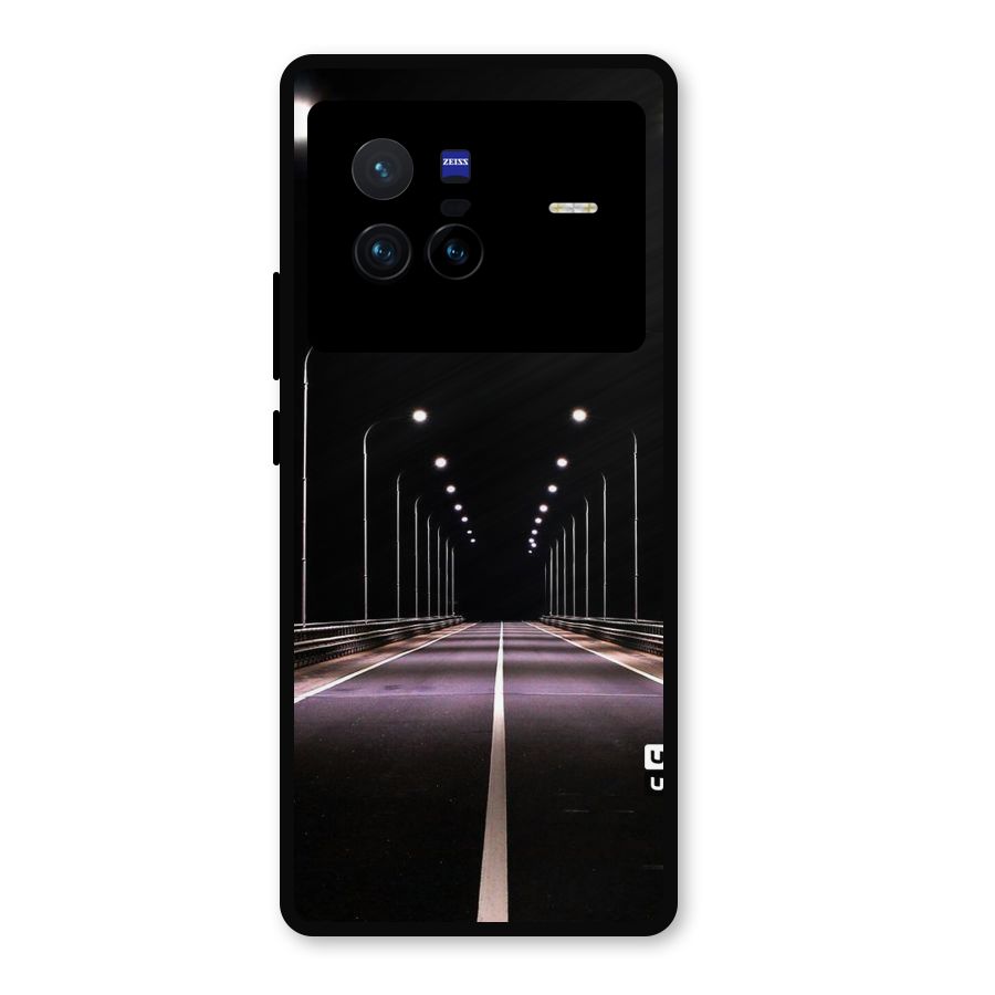 Street Light Metal Back Case for Vivo X80