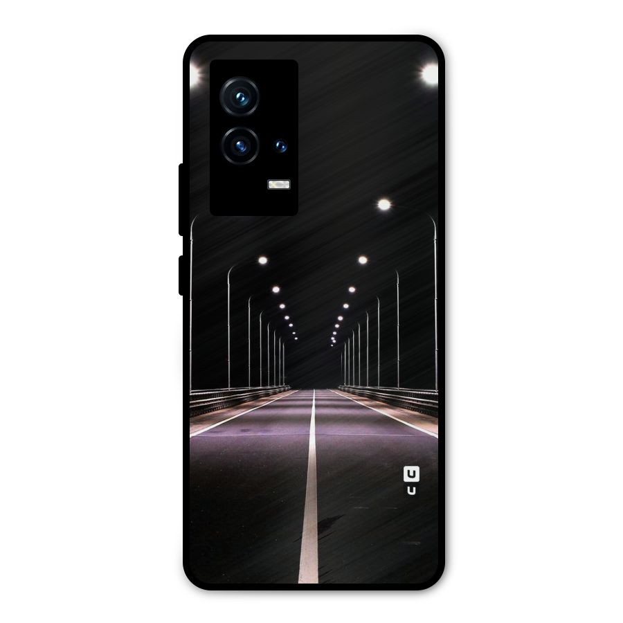 Street Light Metal Back Case for iQOO 9 5G
