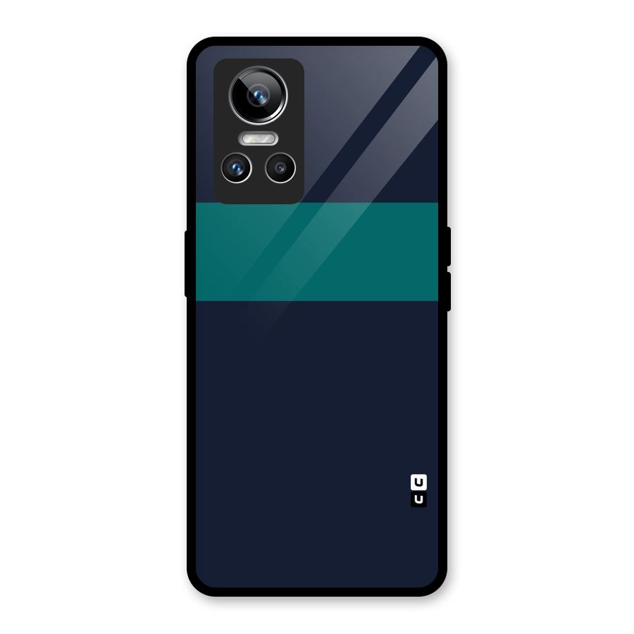 Stripe Block Glass Back Case for Realme GT Neo 3