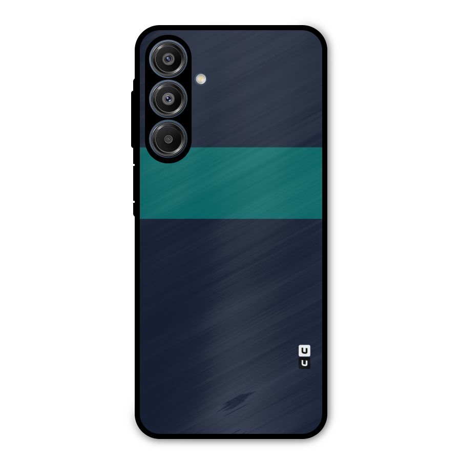 Stripe Block Metal Back Case for Galaxy A16 5G