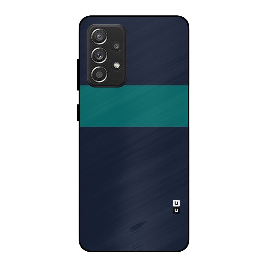 Stripe Block Metal Back Case for Galaxy A52s 5G