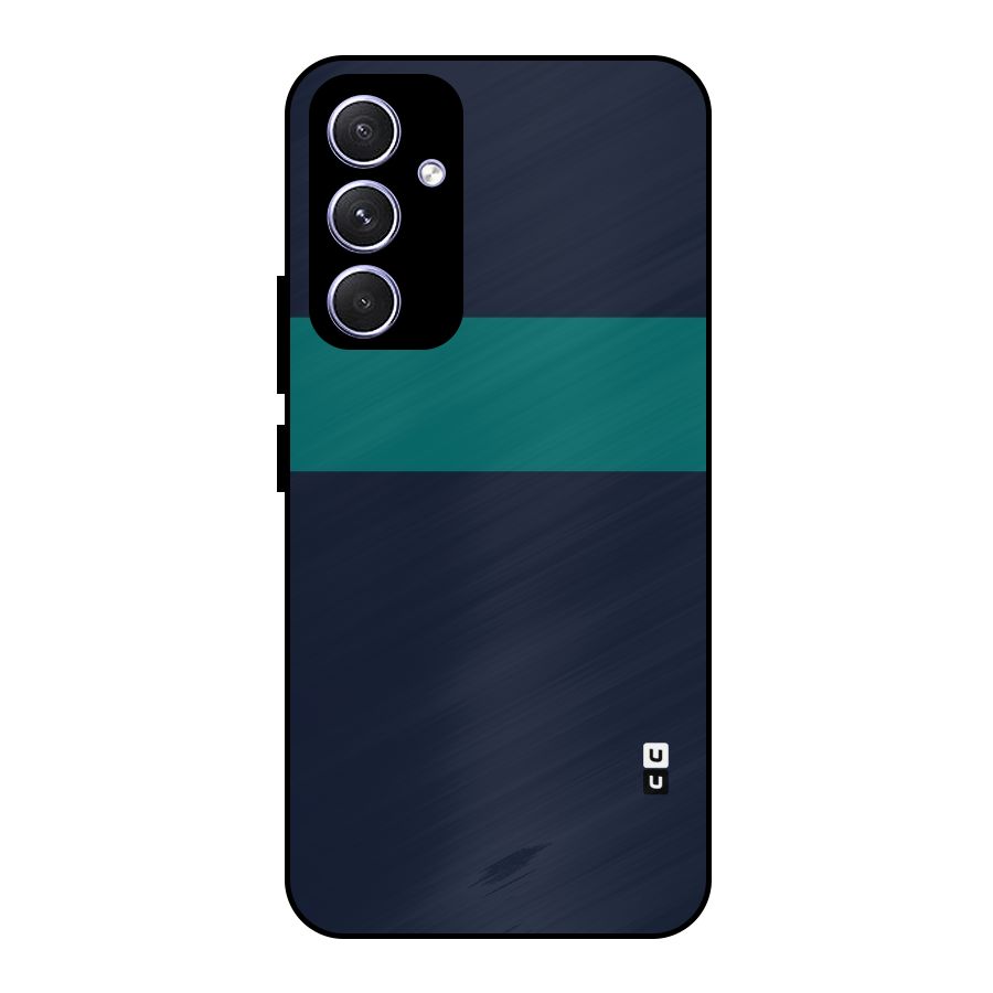 Stripe Block Metal Back Case for Galaxy A54