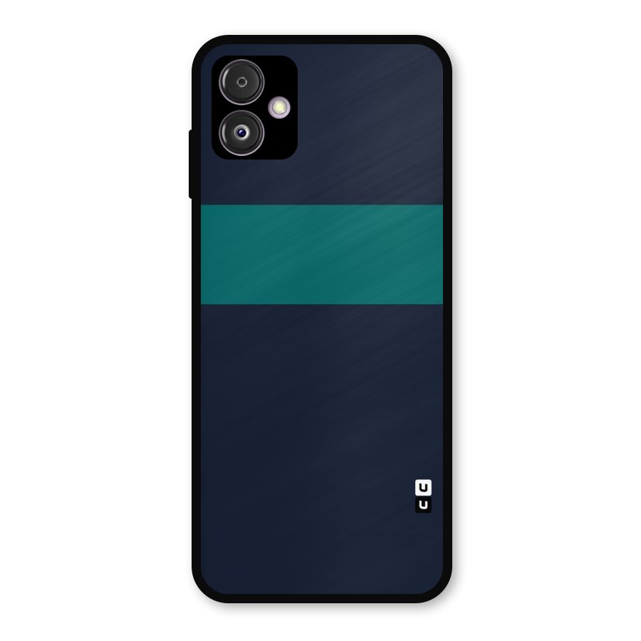 Stripe Block Metal Back Case for Galaxy F14