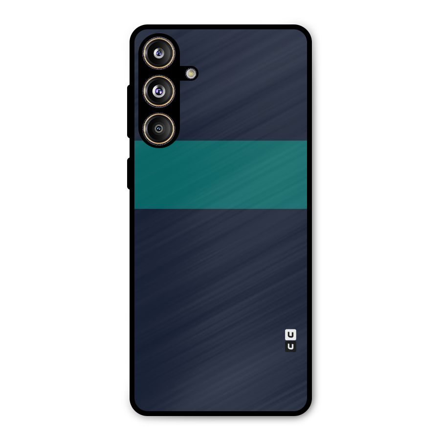 Stripe Block Metal Back Case for Galaxy F55