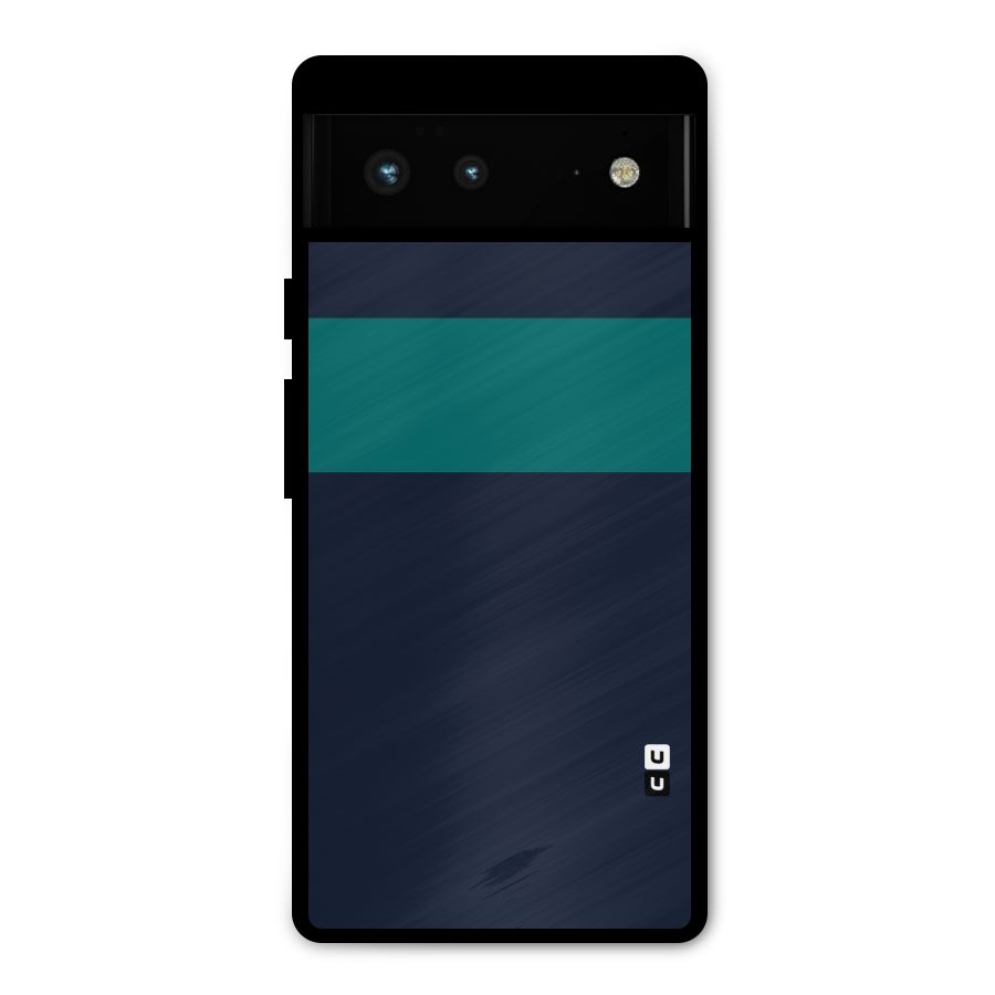 Stripe Block Metal Back Case for Google Pixel 6