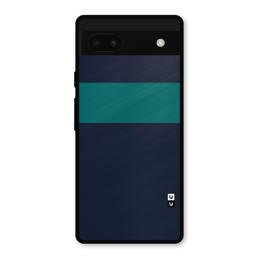 Stripe Block Metal Back Case for Google Pixel 6a