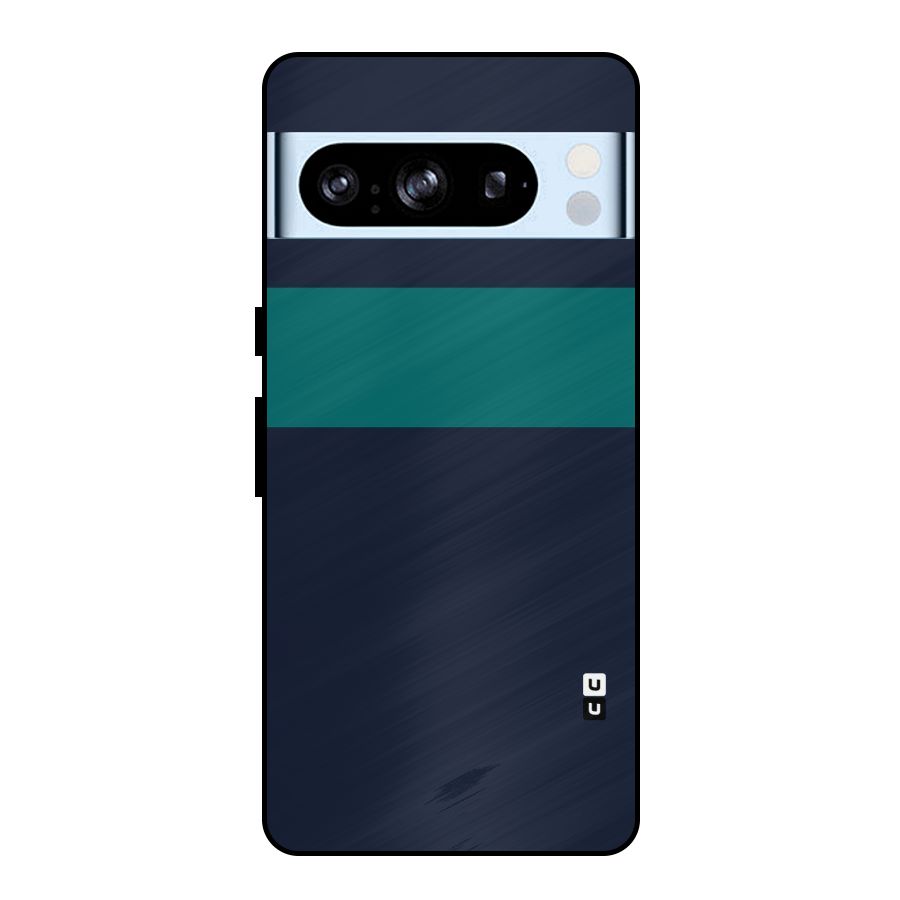 Stripe Block Metal Back Case for Google Pixel 8 Pro