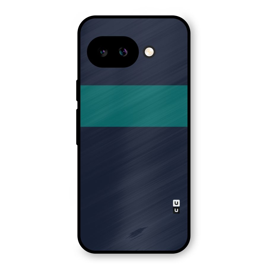 Stripe Block Metal Back Case for Google Pixel 9a