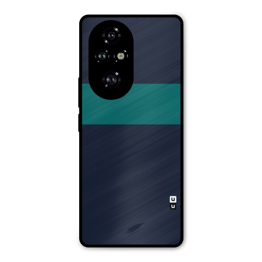 Stripe Block Metal Back Case for Honor 200 Pro