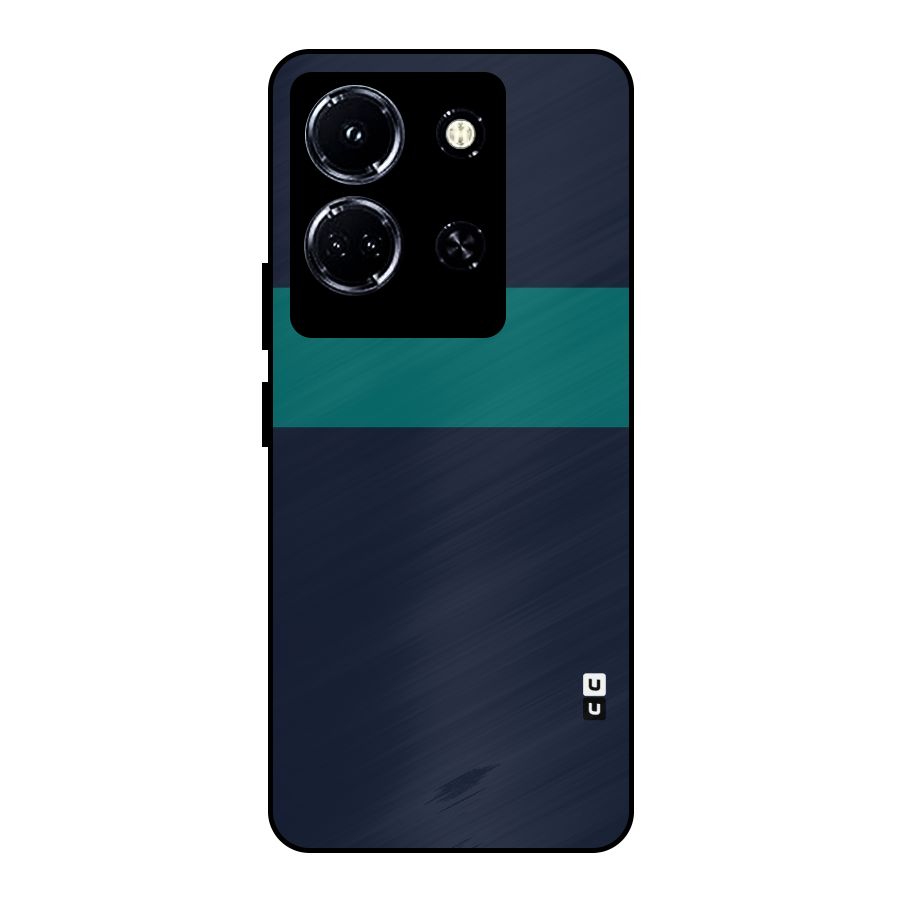 Stripe Block Metal Back Case for Infinix Note 30 5G