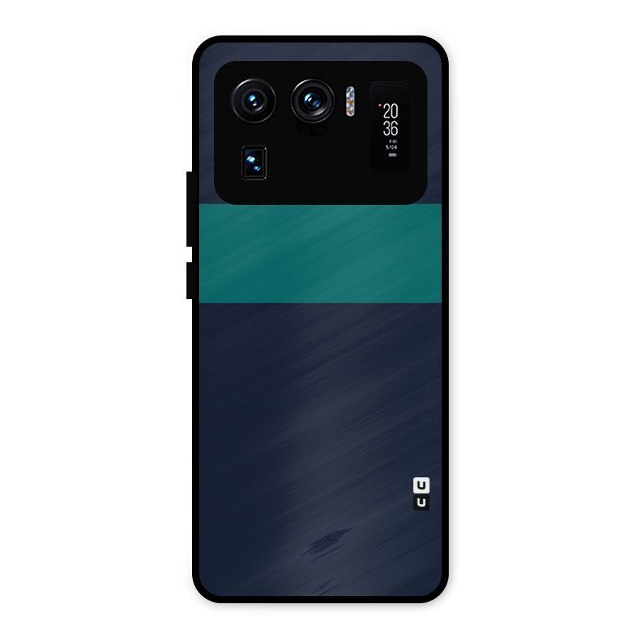 Stripe Block Metal Back Case for Mi 11 Ultra