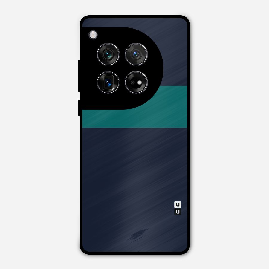 Stripe Block Metal Back Case for OnePlus 12