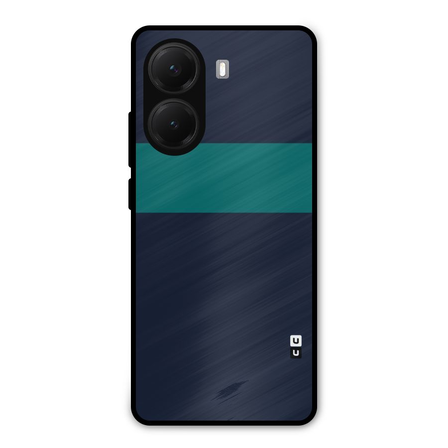 Stripe Block Metal Back Case for Poco X7 Pro