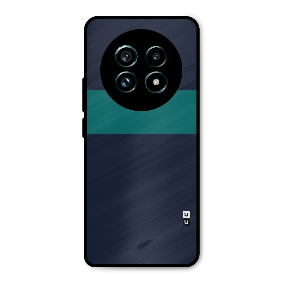 Stripe Block Metal Back Case for Realme 13 Pro Plus