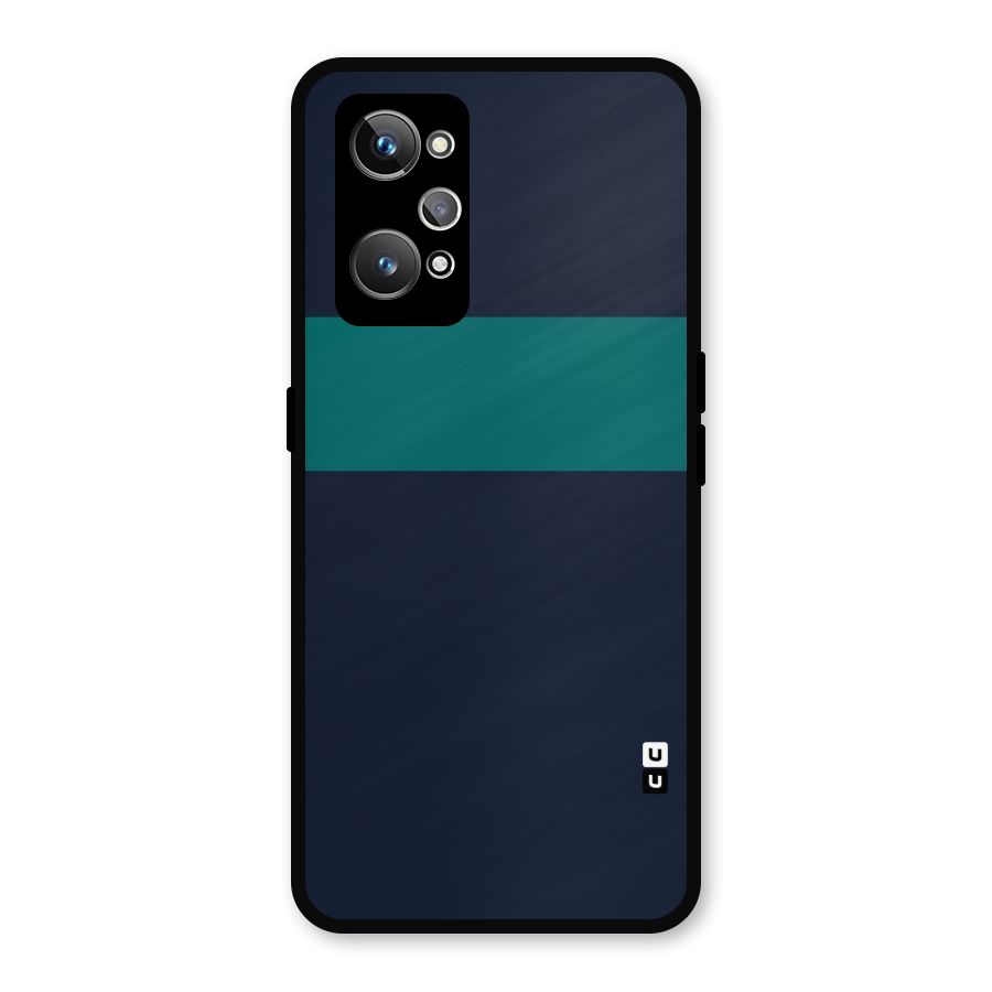 Stripe Block Metal Back Case for Realme GT Neo2