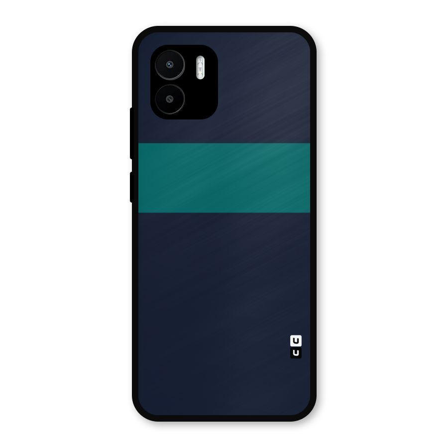 Stripe Block Metal Back Case for Redmi A2