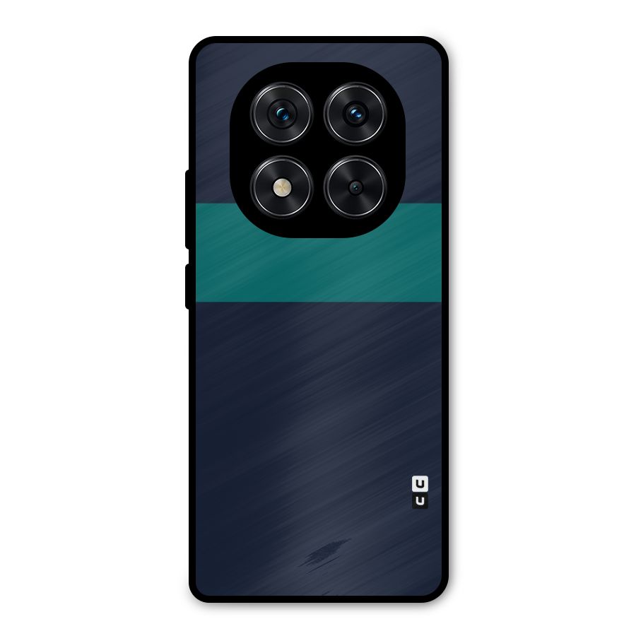 Stripe Block Metal Back Case for Redmi Note 14 Pro 5G