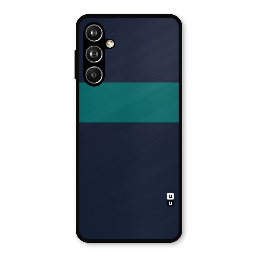 Stripe Block Metal Back Case for Samsung Galaxy M54