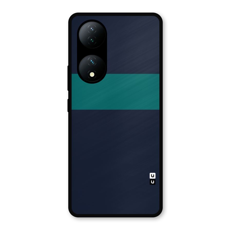 Stripe Block Metal Back Case for Vivo Y100