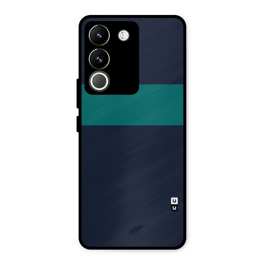Stripe Block Metal Back Case for Vivo Y200