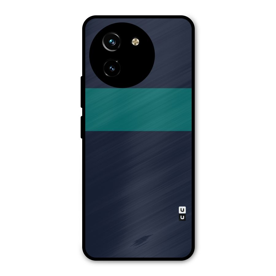 Stripe Block Metal Back Case for Vivo Y200i