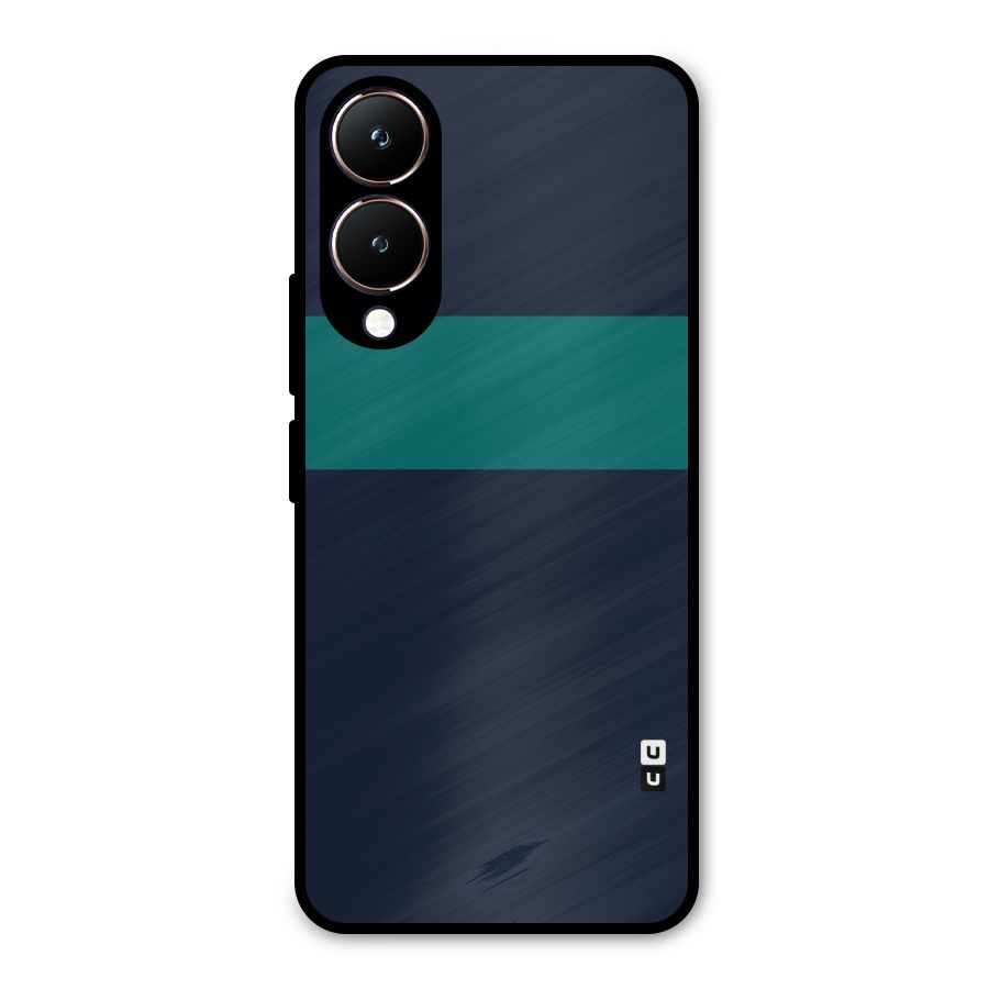 Stripe Block Metal Back Case for Vivo Y28