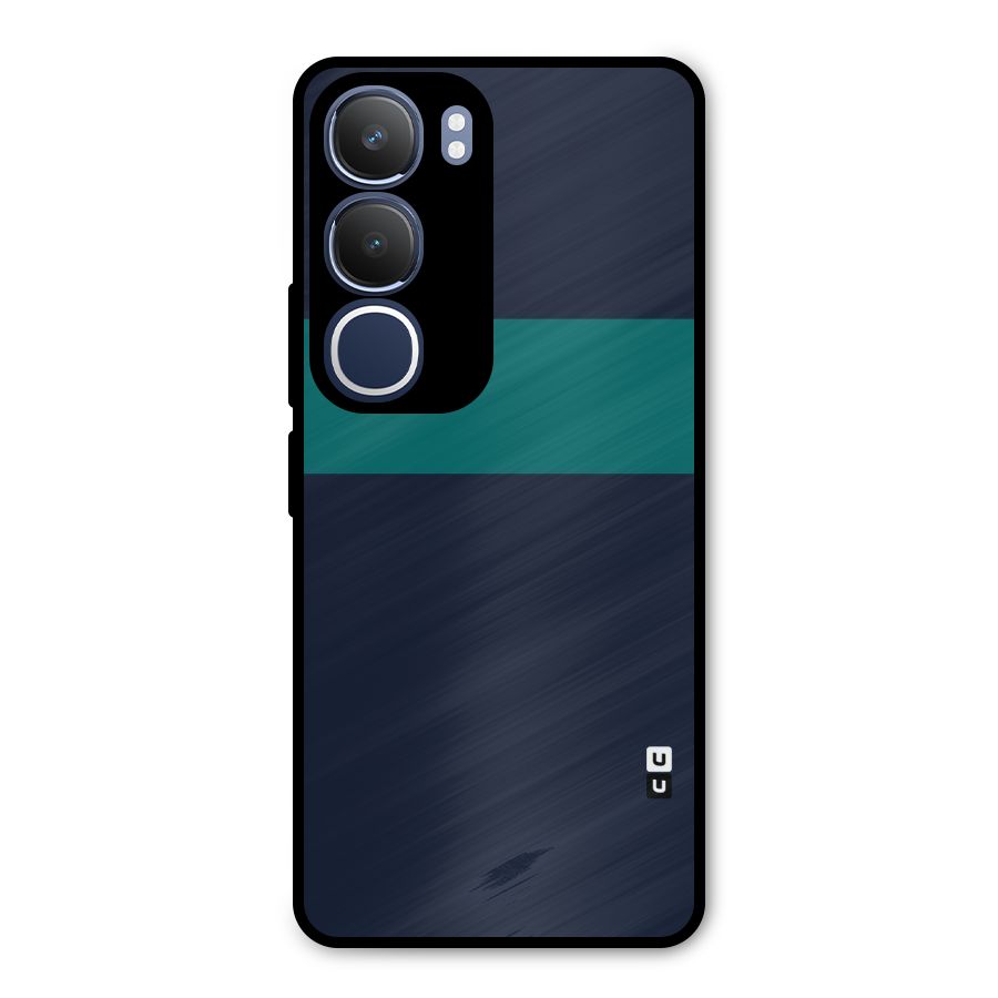 Stripe Block Metal Back Case for Vivo Y29