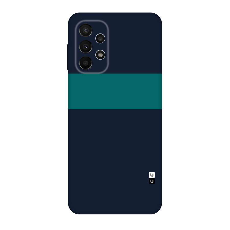 Stripe Block Original Polycarbonate Back Case for Galaxy A23