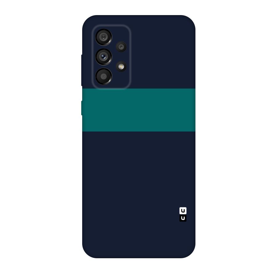 Stripe Block Original Polycarbonate Back Case for Galaxy A73 5G