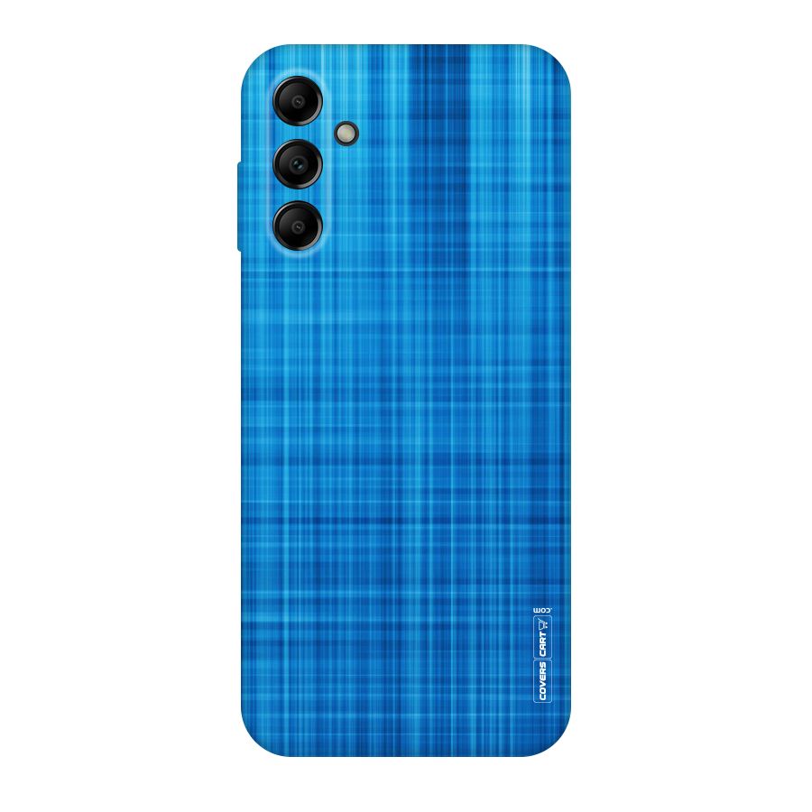 Stripe Blue Abstract Original Polycarbonate Back Case for Galaxy A14 5G