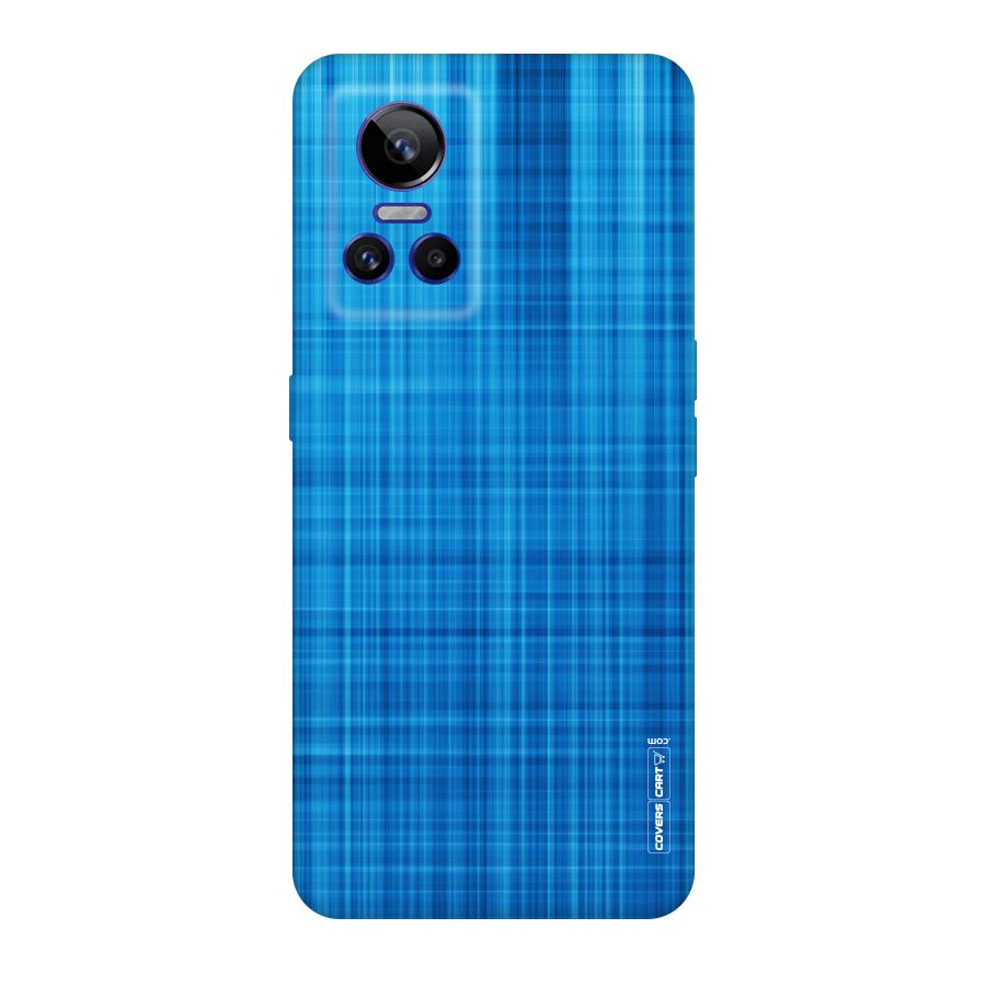 Stripe Blue Abstract Original Polycarbonate Back Case for Realme GT Neo 3