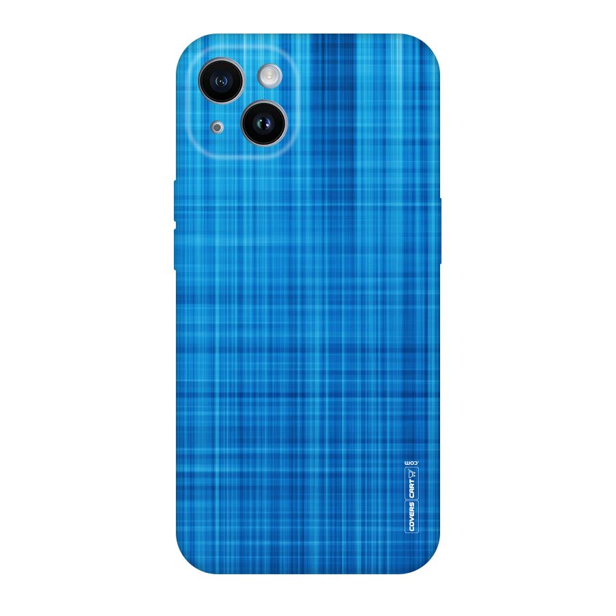 Stripe Blue Abstract Original Polycarbonate Back Case for iPhone 14